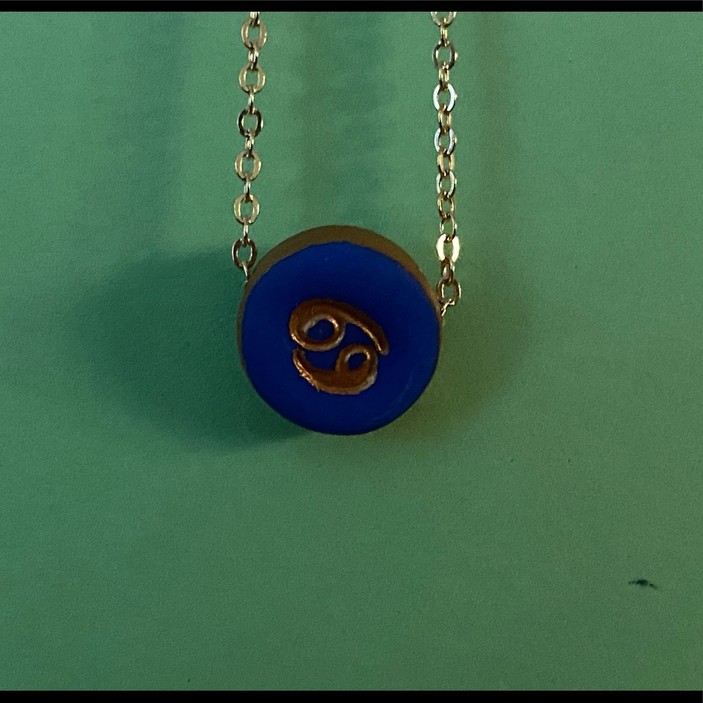 Cancer zodiac necklace